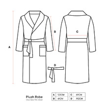 Ocean City Forest Plush Bath Robe